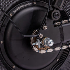 WALFISK Electric bike ET-7 3000W Brushless Motor 60V45AH Big Battery Black Warrior Ebike Full suspension 50MPH 100miles Free Rear Cushion(Canada)