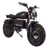 WALFISK Electric bike ET-7 3000W Brushless Motor 60V45AH Big Battery Black Warrior Ebike Full suspension 50MPH 100miles(Free Rear Cushion