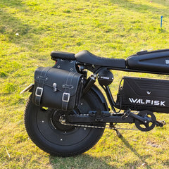 Walfisk ET-7 Electric Bicycle/Motorcycle Large capacity Side bag With Water Cup Cover(Customized product do not support return)
