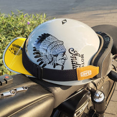 Retro Trend Helmet Electric Bicycle Motorcycle Helmet Harley Helmet