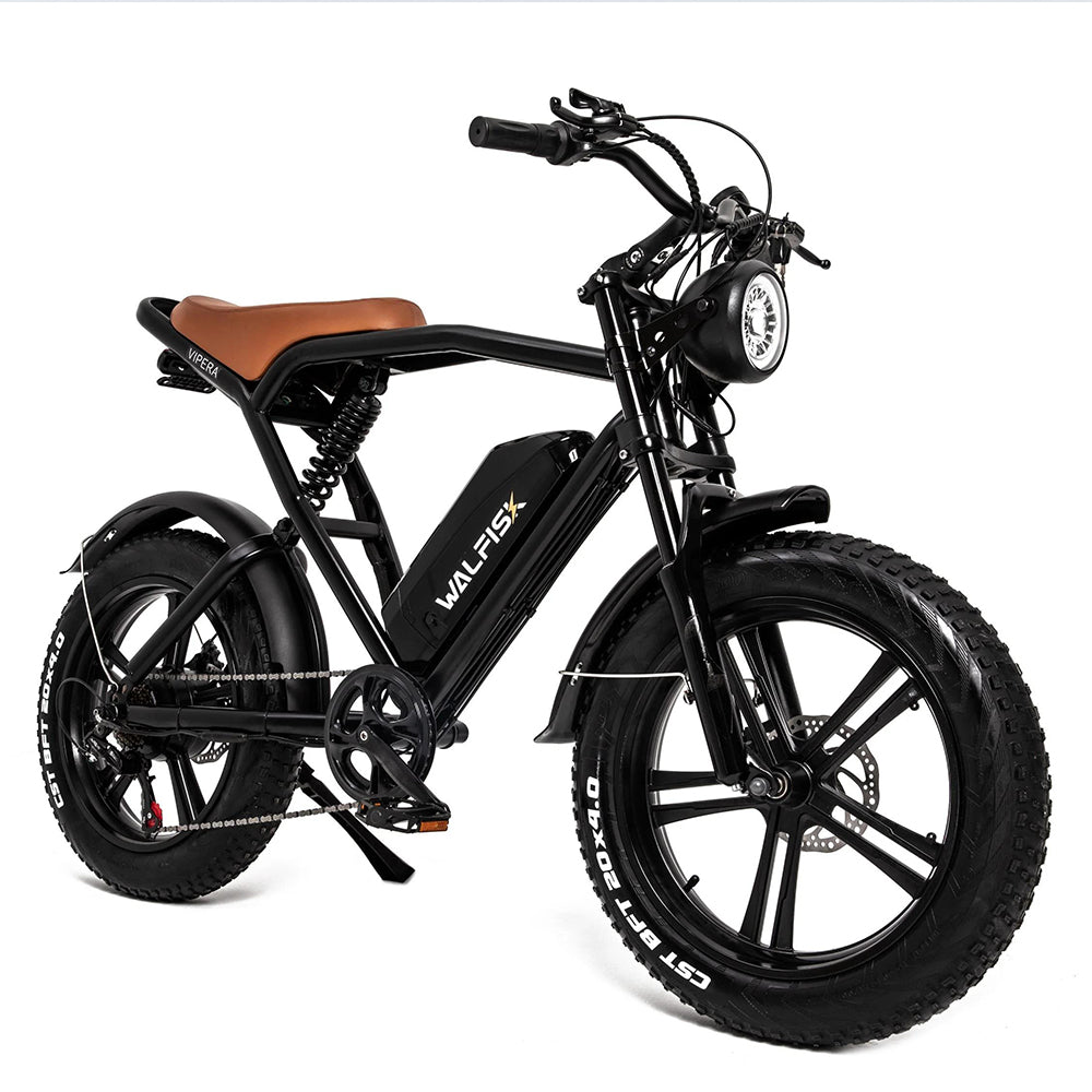 Walfisk Vipera 20“ Fat Tire Electric Bike With 1000w Motor 48v 17.5ah 