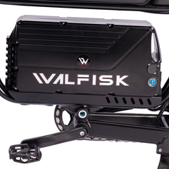 WALFISK Electric bike ET-7 3000W Brushless Motor 60V45AH Big Battery Black Warrior Ebike Full suspension 50MPH 100miles Free Rear Cushion(Canada)