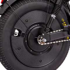 WALFISK Electric bike ET-7 3000W Brushless Motor 60V45AH Big Battery Black Warrior Ebike Full suspension 50MPH 100miles（Free Rear Cushion）