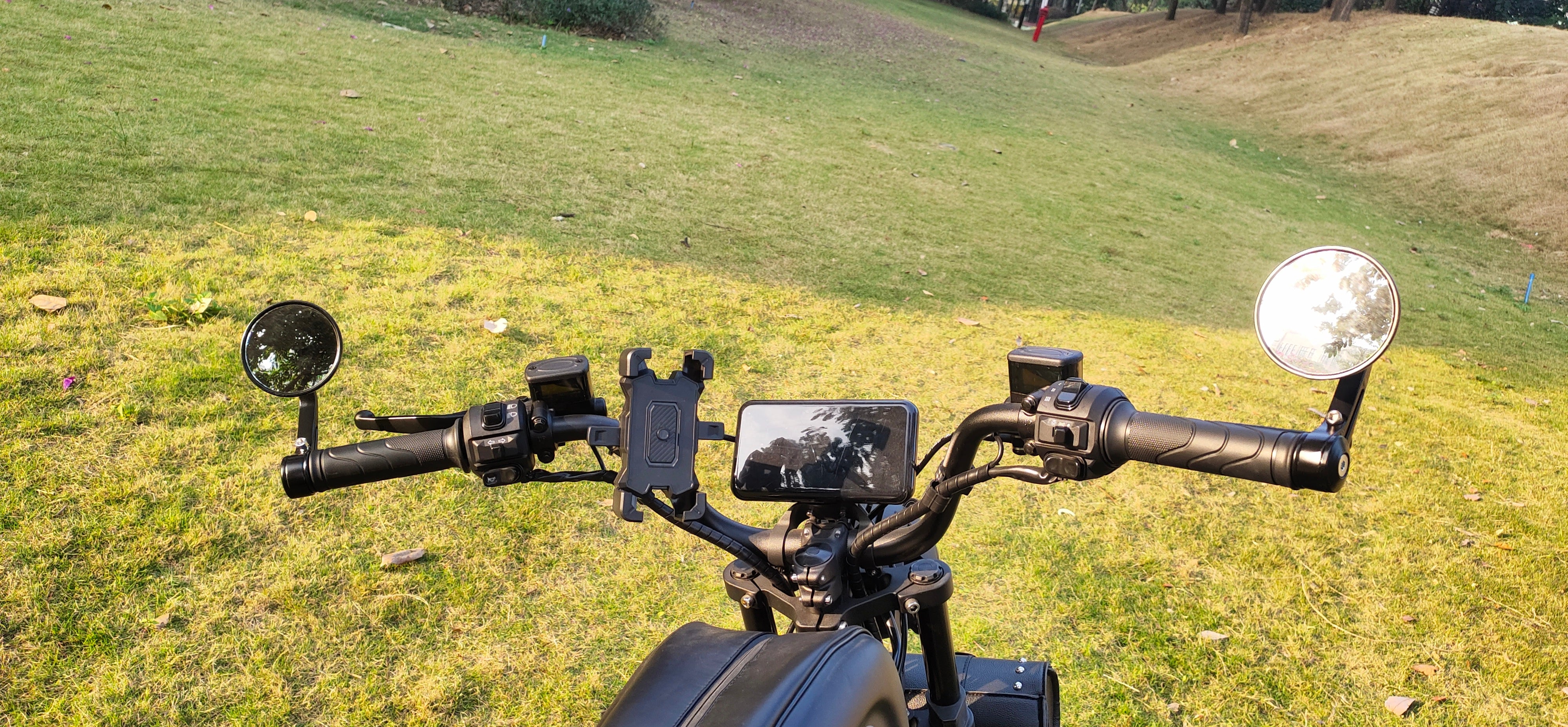 ET-7 Electric Bicycle Rearview Mirror Black Warrior ebike(Customized products do not support returns)