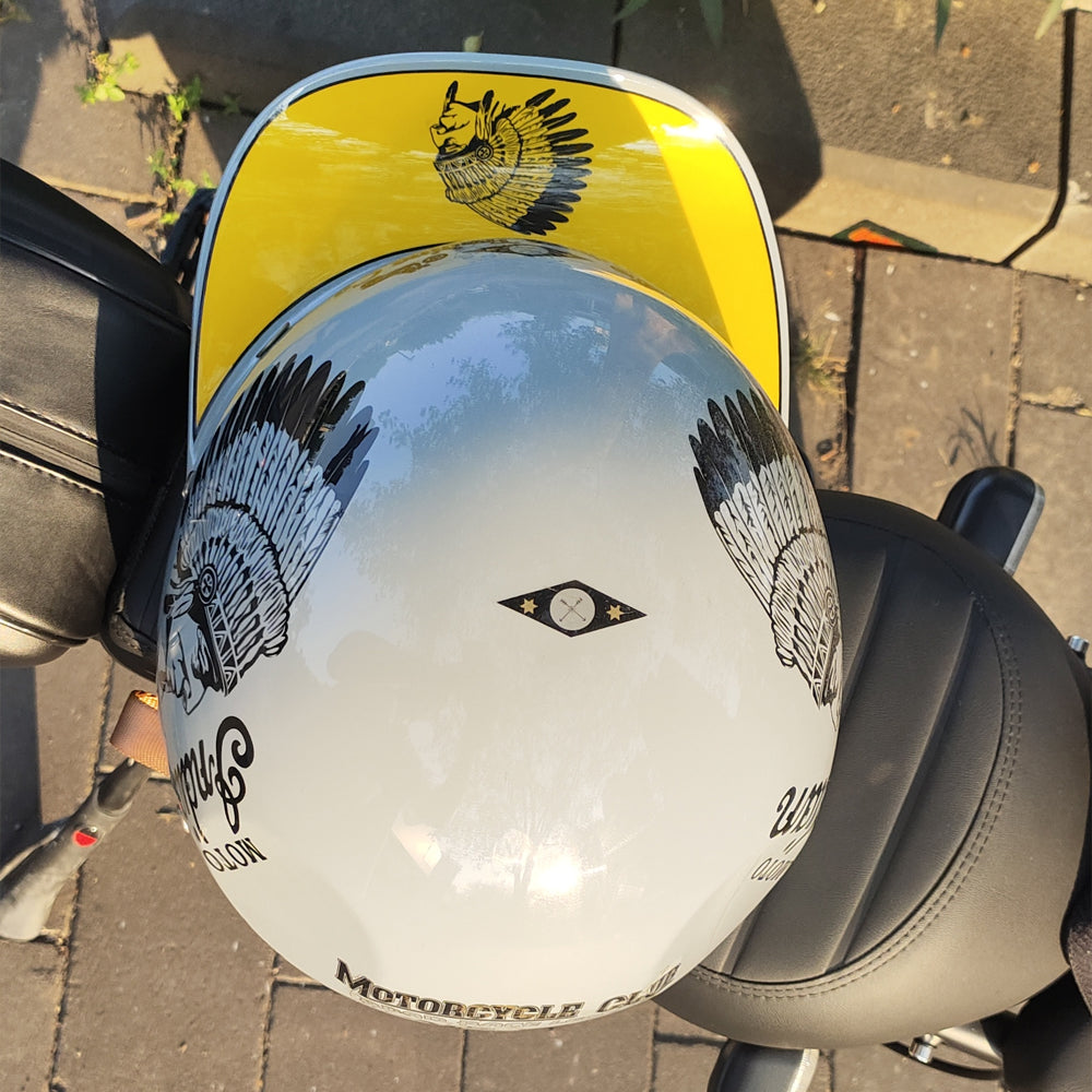 Retro Trend Helmet Electric Bicycle Motorcycle Helmet Harley Helmet