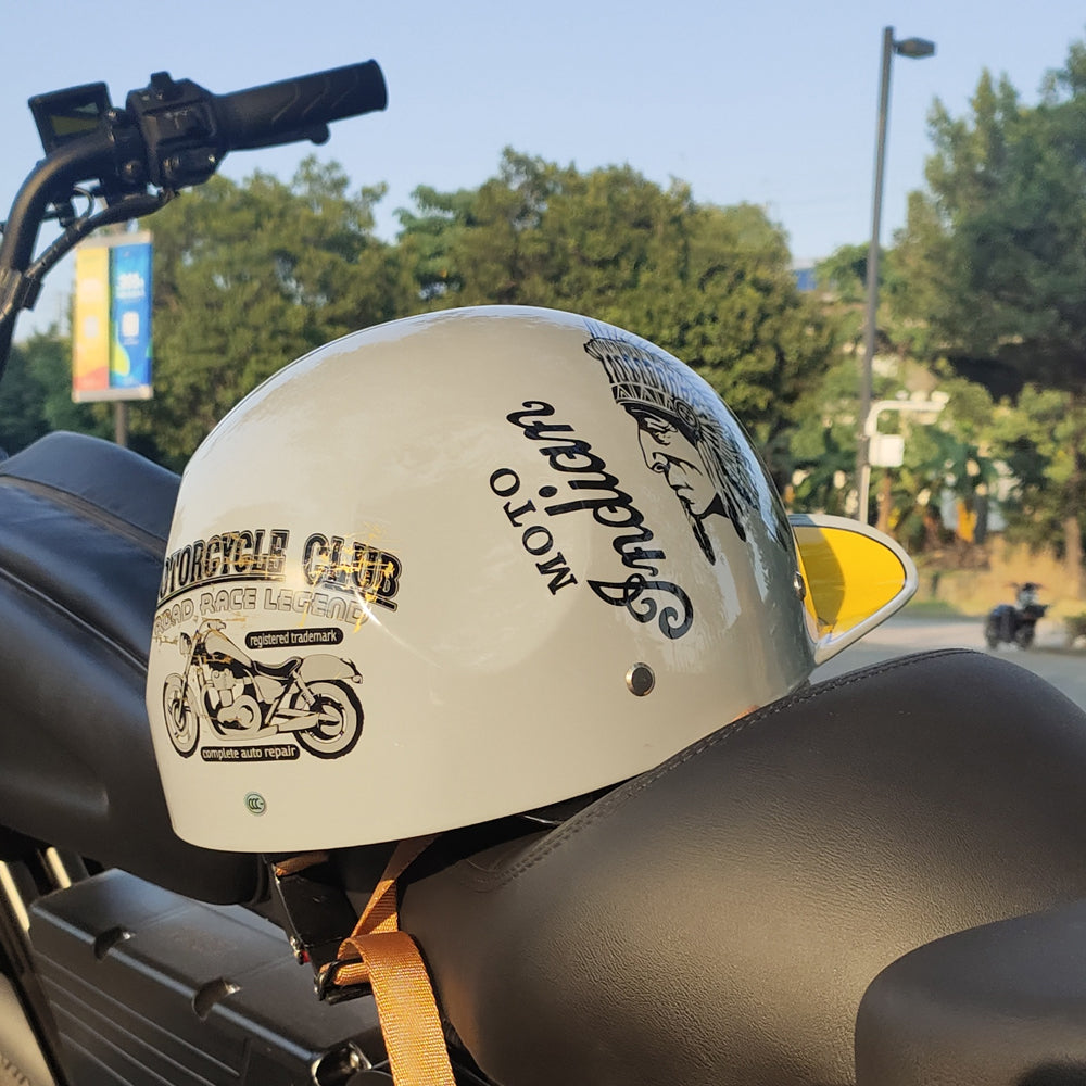 Retro Trend Helmet Electric Bicycle Motorcycle Helmet Harley Helmet