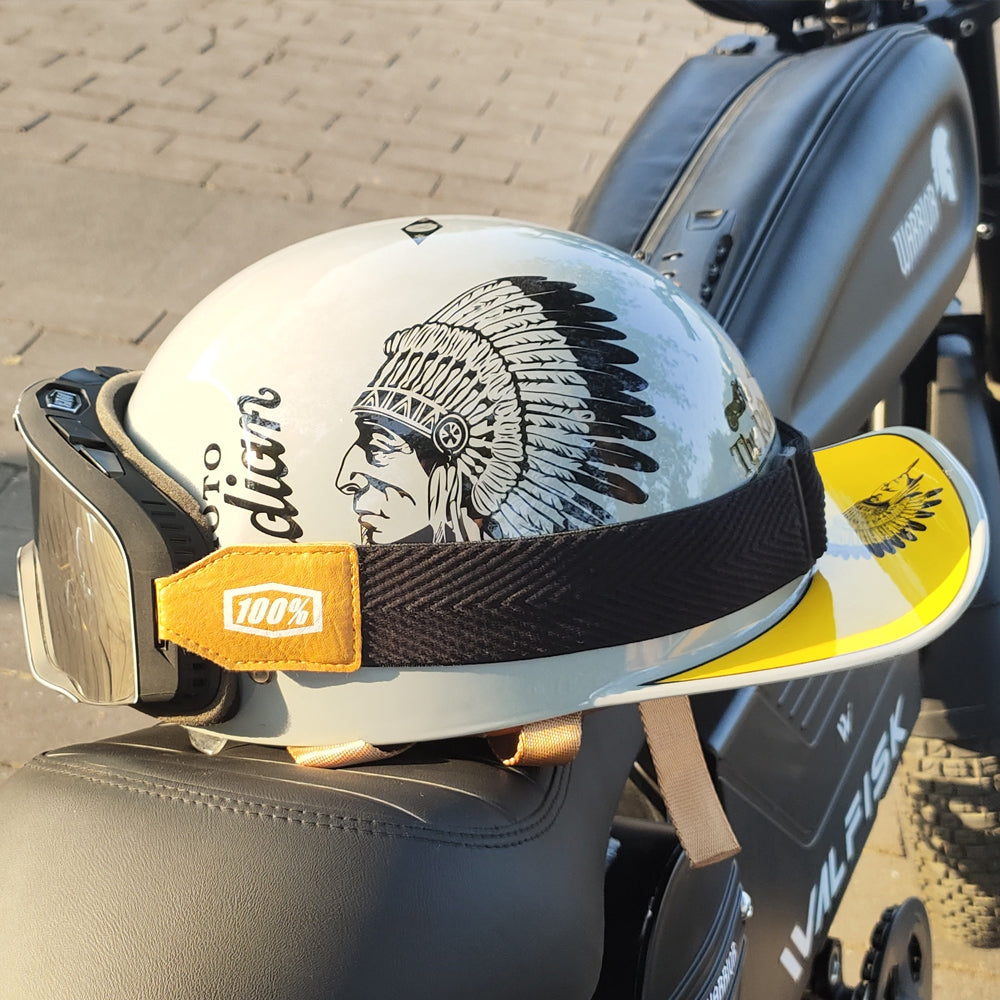 Retro Trend Helmet Electric Bicycle Motorcycle Helmet Harley Helmet