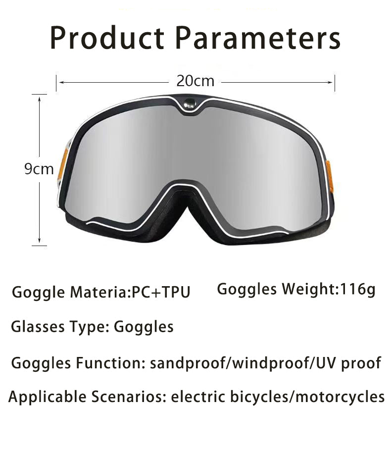 WALFISK Electric Bike Motorcycle Goggles