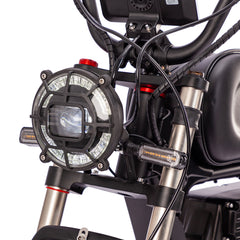 WALFISK Electric bike ET-7 3000W Brushless Motor 60V45AH Big Battery Black Warrior Ebike Full suspension 50MPH 100miles（Free Rear Cushion）