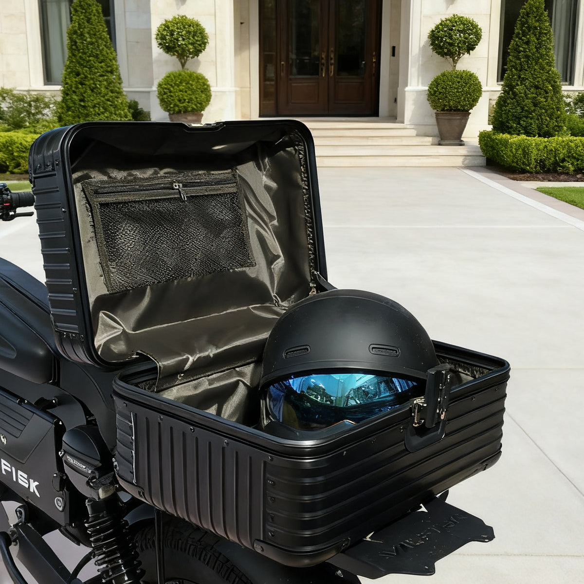 WALFISK ET-7 Ultra Electric Bike Rear Trunk Storage Box | Waterproof Large Capacity Cargo Tail Box for E-Bike Motorcycle Scooter