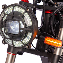 WALFISK Electric bike ET-7 3000W Brushless Motor 60V45AH Big Battery Black Warrior Ebike Full suspension 50MPH 100miles（Free Rear Cushion）