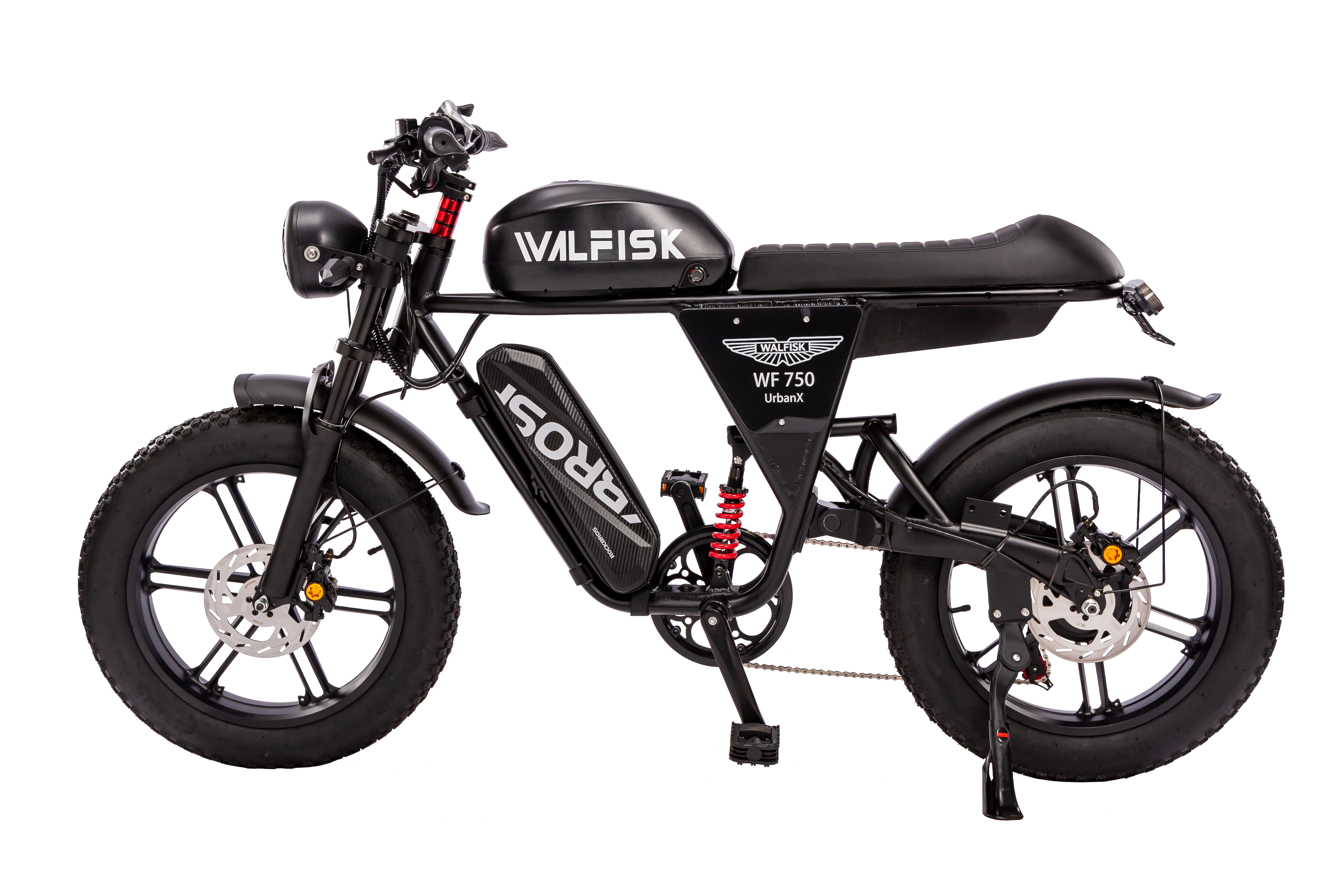 WALFISK WF750 URBANX Fat Tire Electric Bike 48V 750W 35Ah Battery Up to 28MPH