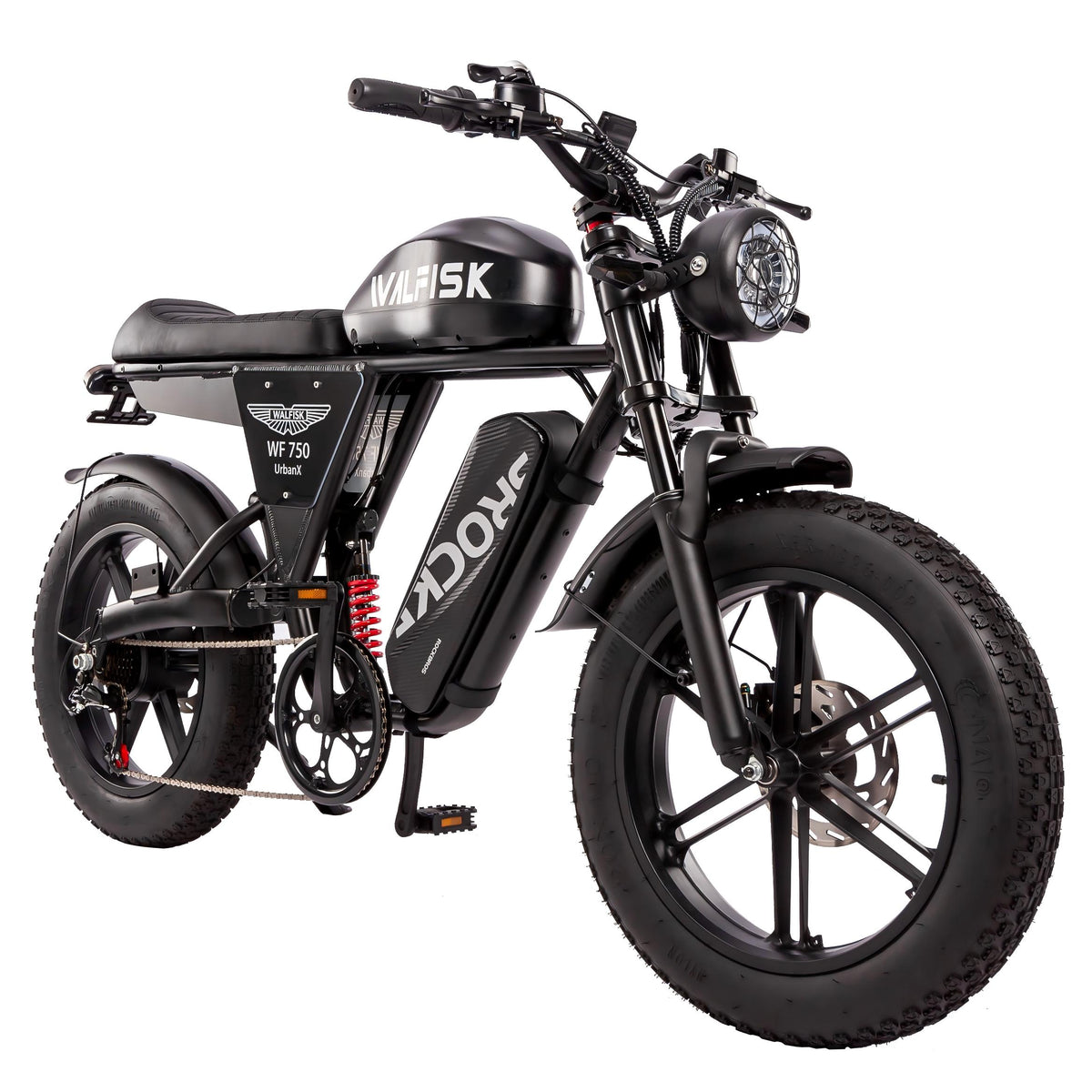 WALFISK WF750 URBANX Fat Tire Electric Bike 48V 750W 35Ah Battery Up to 28MPH