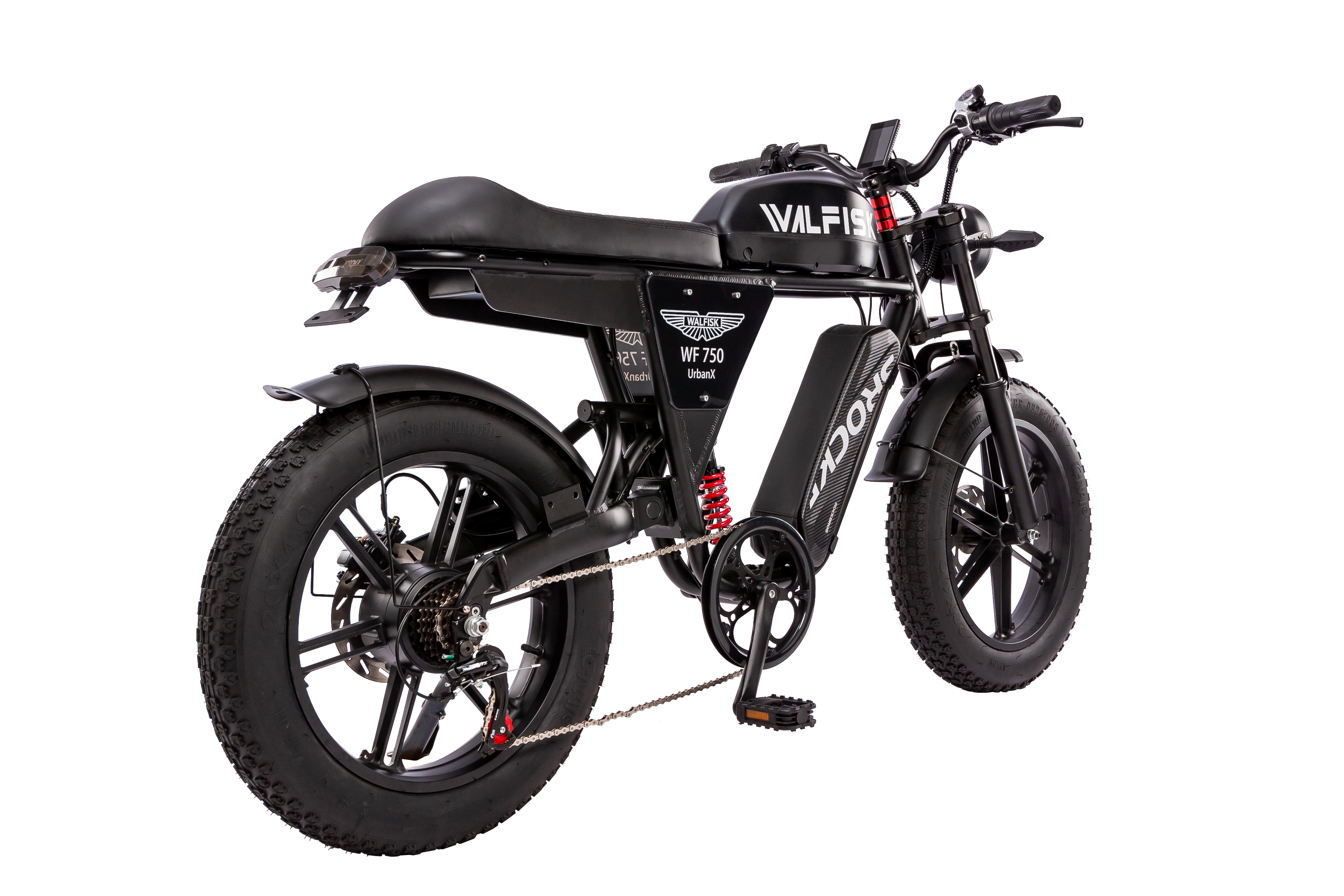 WALFISK WF750 URBANX Fat Tire Electric Bike 48V 750W 35Ah Battery Up to 28MPH