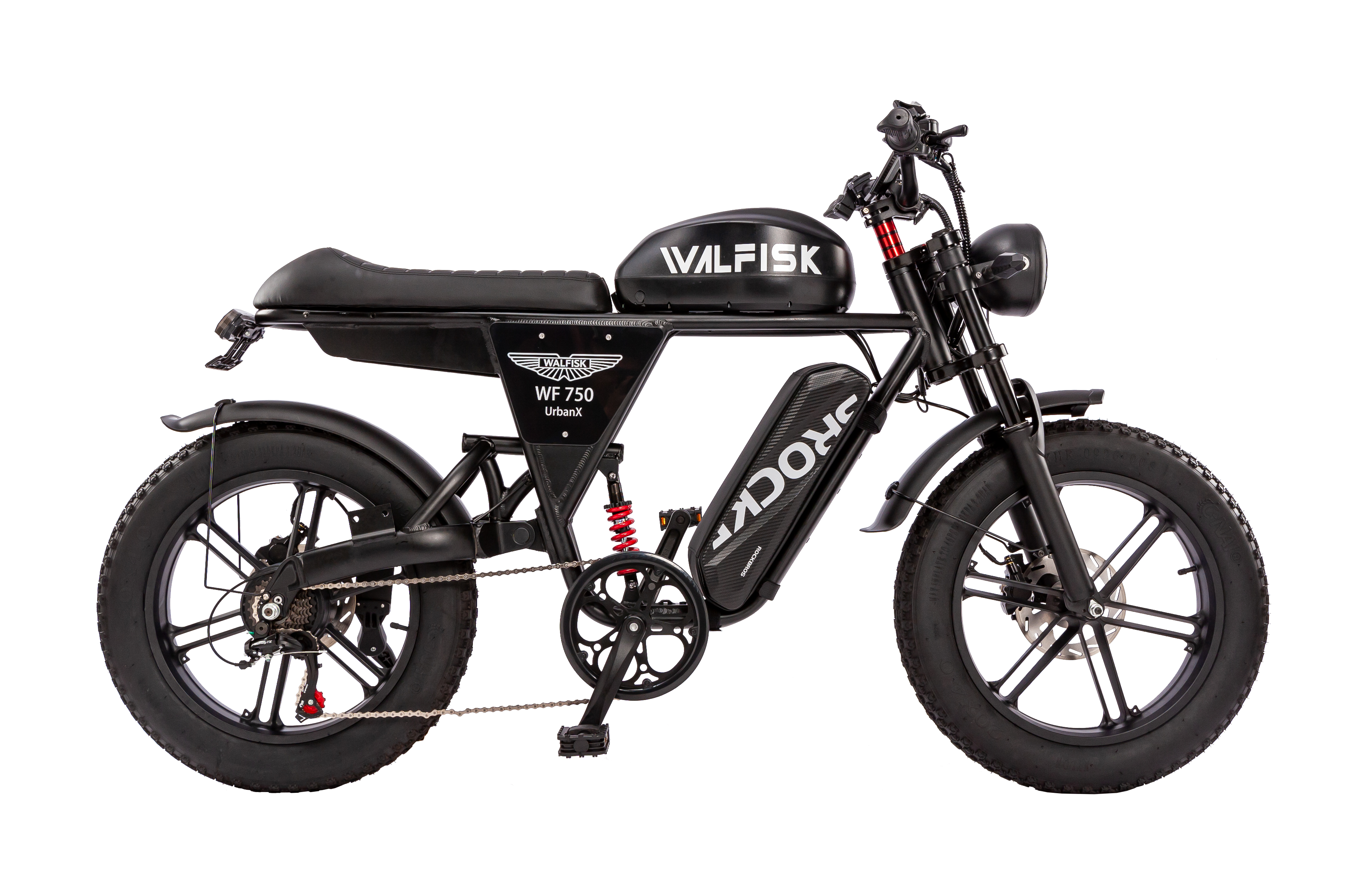 WALFISK WF750 URBANX Fat Tire Electric Bike 48V 750W 35Ah Battery Up to 28MPH