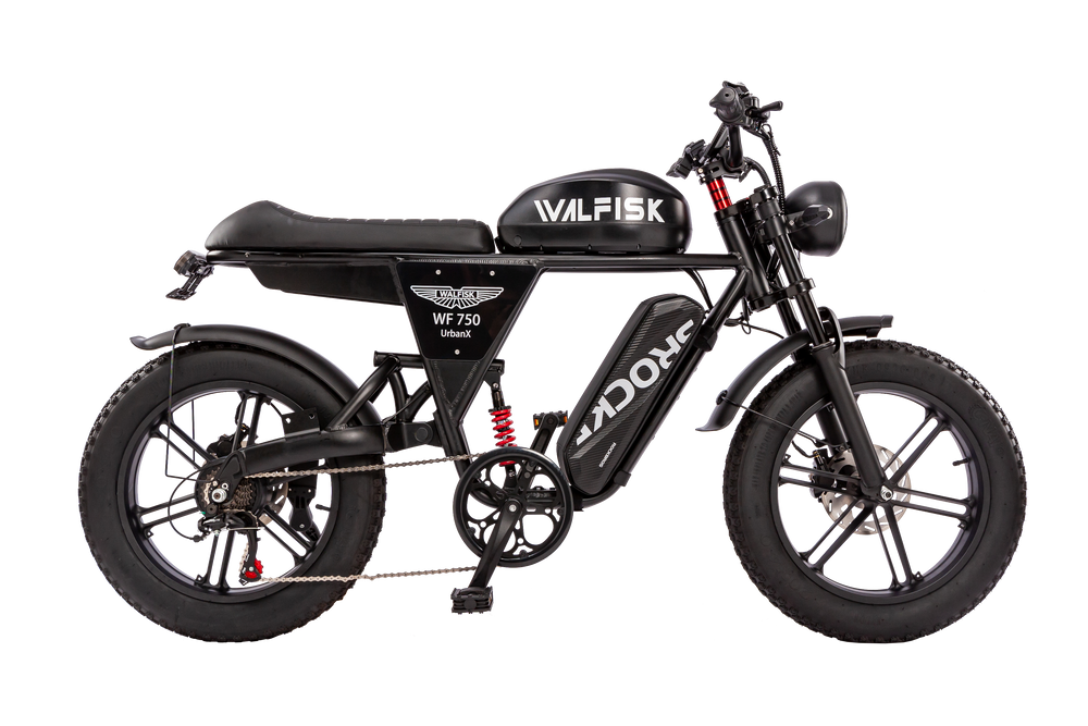 urban x electric bike WALFISK WF750 URBANX Fat Tire Electric Bike 48V 750W 35Ah Battery Up t – WALFISK EBIKE