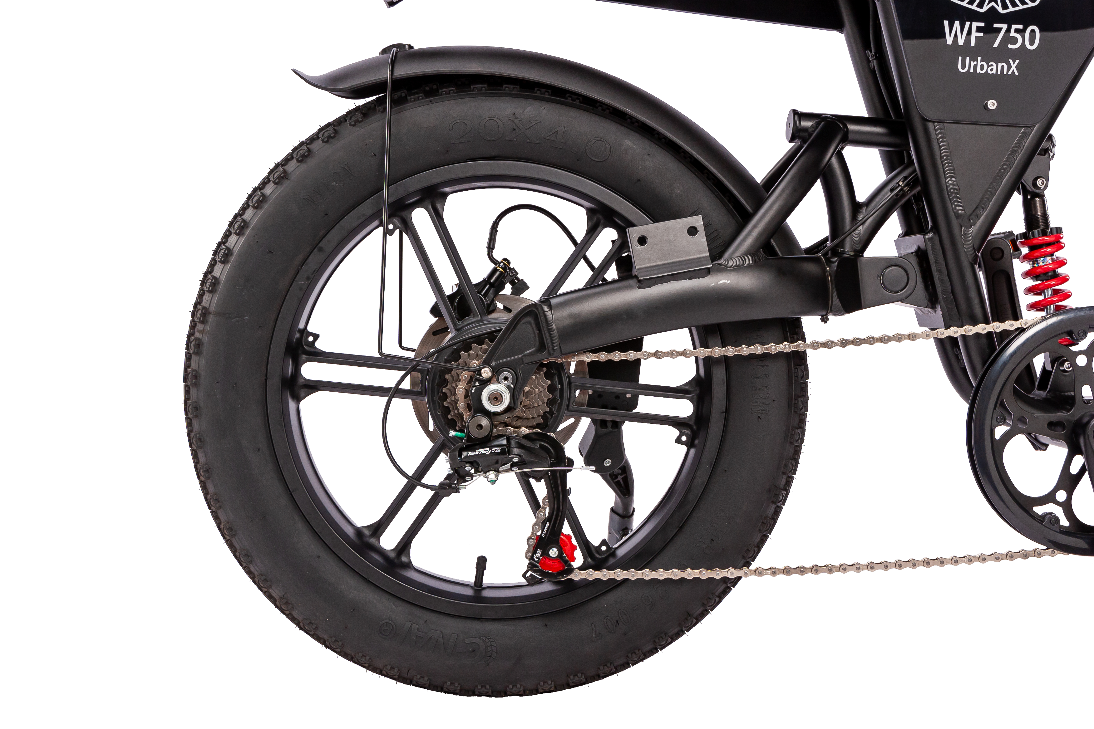 WALFISK WF750 URBANX Fat Tire Electric Bike 48V 750W 35Ah Battery Up to 28MPH